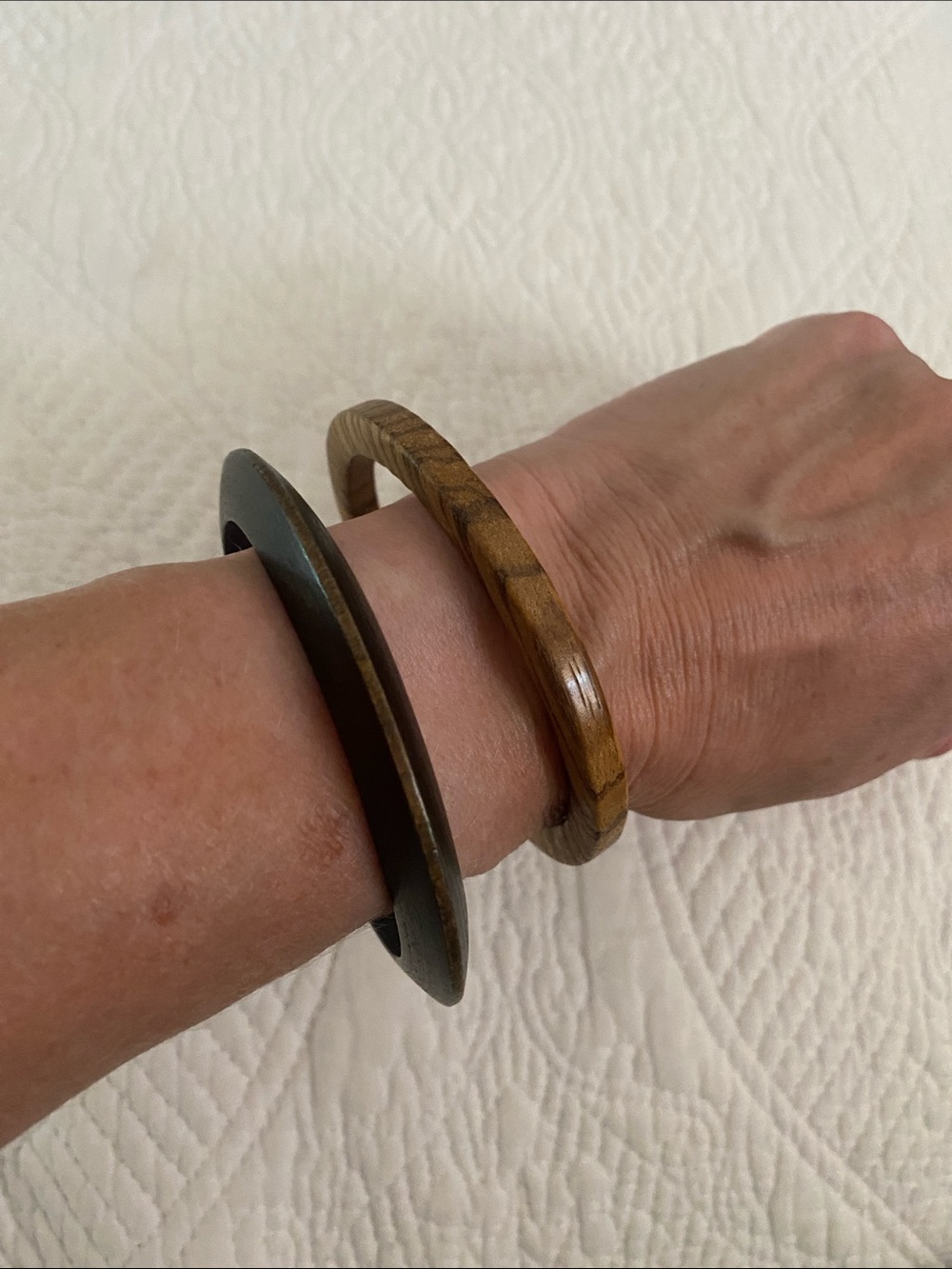 Bracelets Wooden Bangle Set of 2
